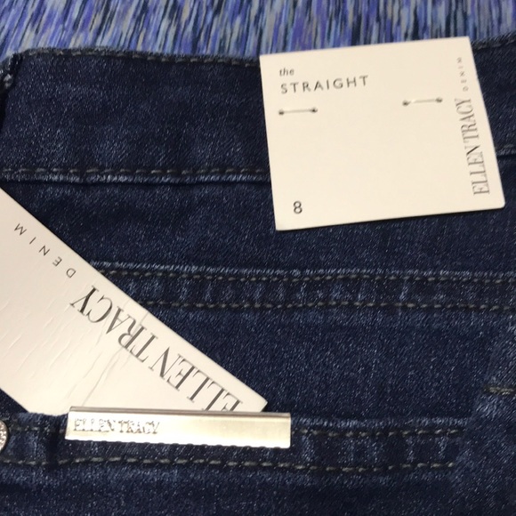 Ellen Tracy Straight Leg Jeans - Picture 2 of 4